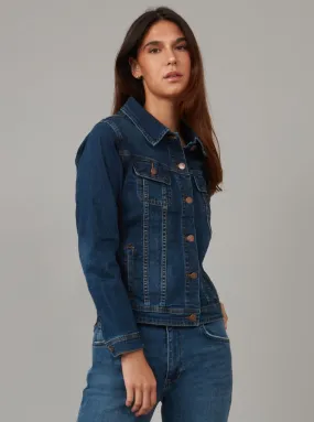 GABRIELLA-CSN Classic Denim Jacket - Cool Starry Night,Women