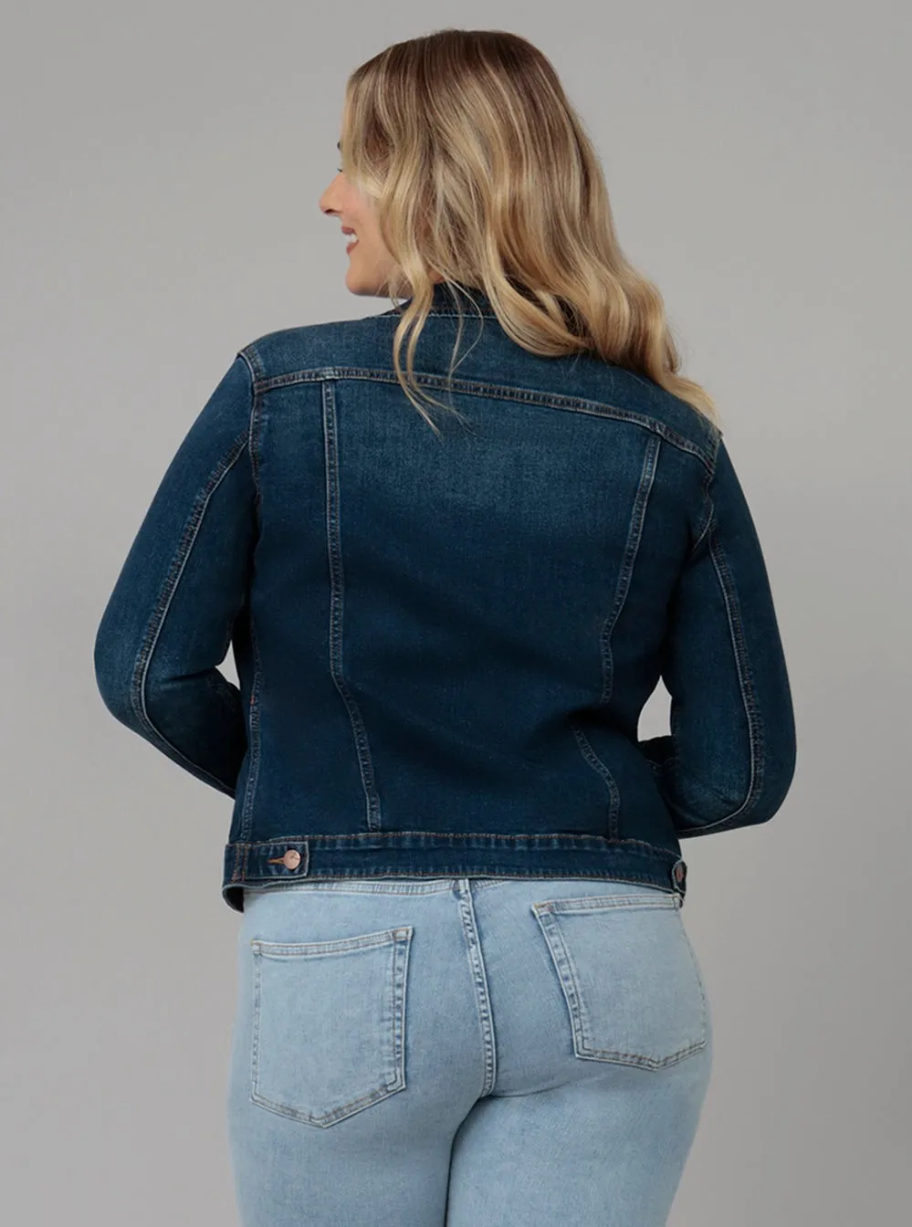 GABRIELLA-CSN Classic Denim Jacket - Cool Starry Night,Women