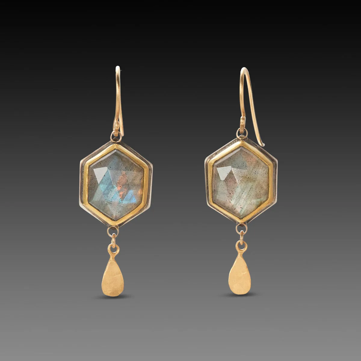 Geometric Labradorite Earrings,Jewelry Delicate & Elegant