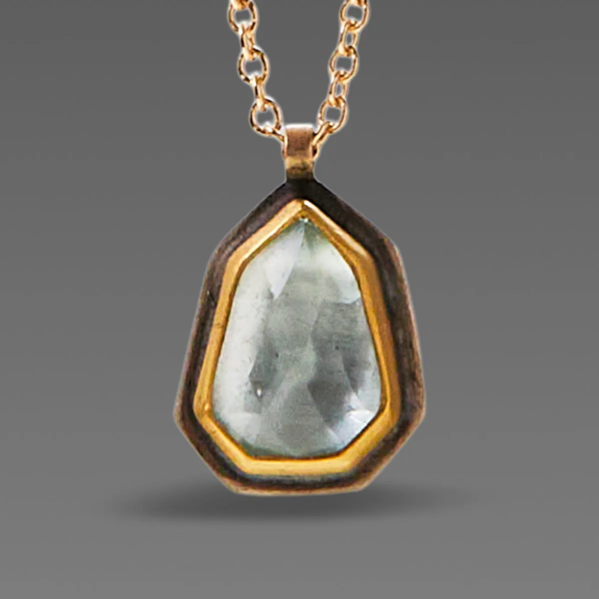 Geometric Topaz Necklace,Jewelry Delicate & Elegant