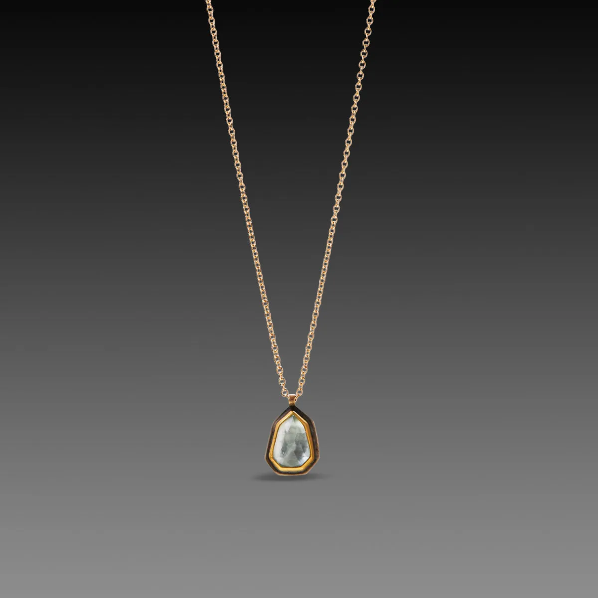 Geometric Topaz Necklace,Jewelry Delicate & Elegant