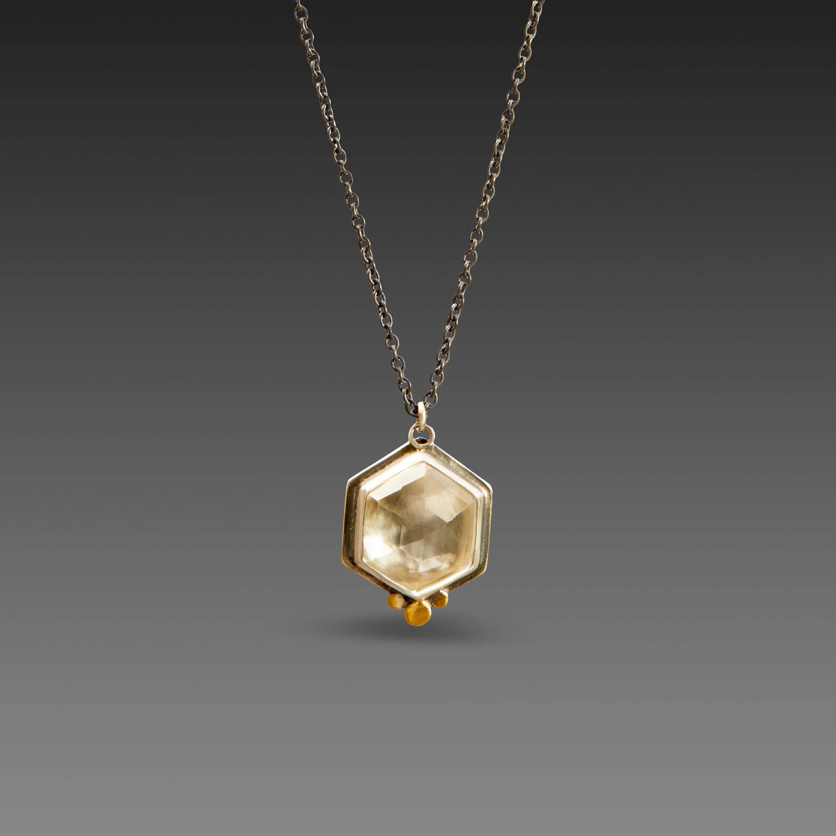 Geometric White Topaz Necklace,Jewelry Delicate & Elegant