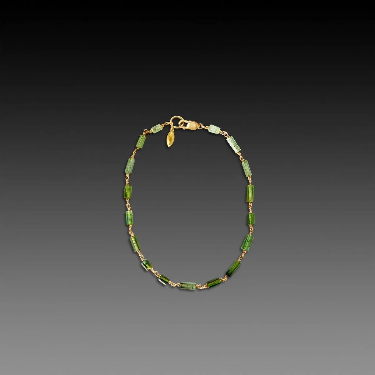 Green Tourmaline Beads Bracelet,Jewelry Delicate & Elegant
