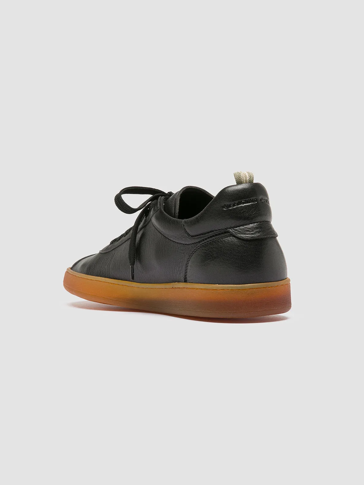 HALO 001 - Black Leather Sneakers,Men