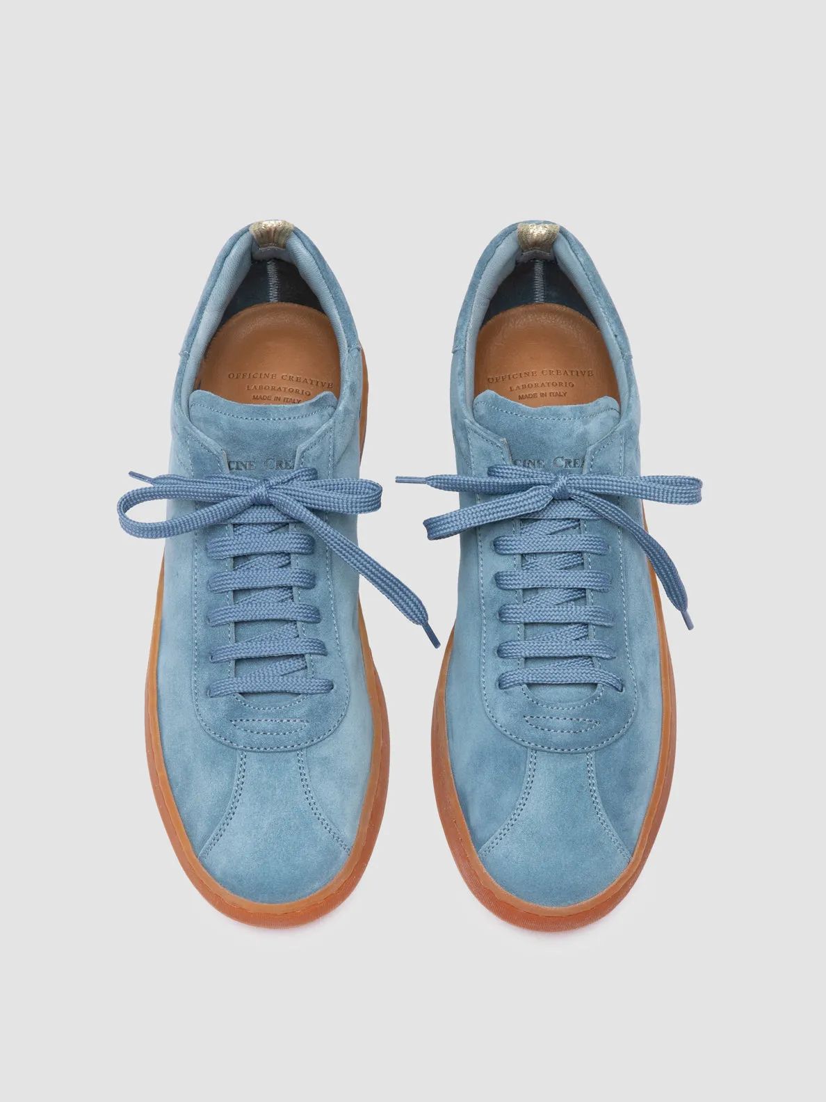 HALO 001 - Blue Suede Sneakers,Men