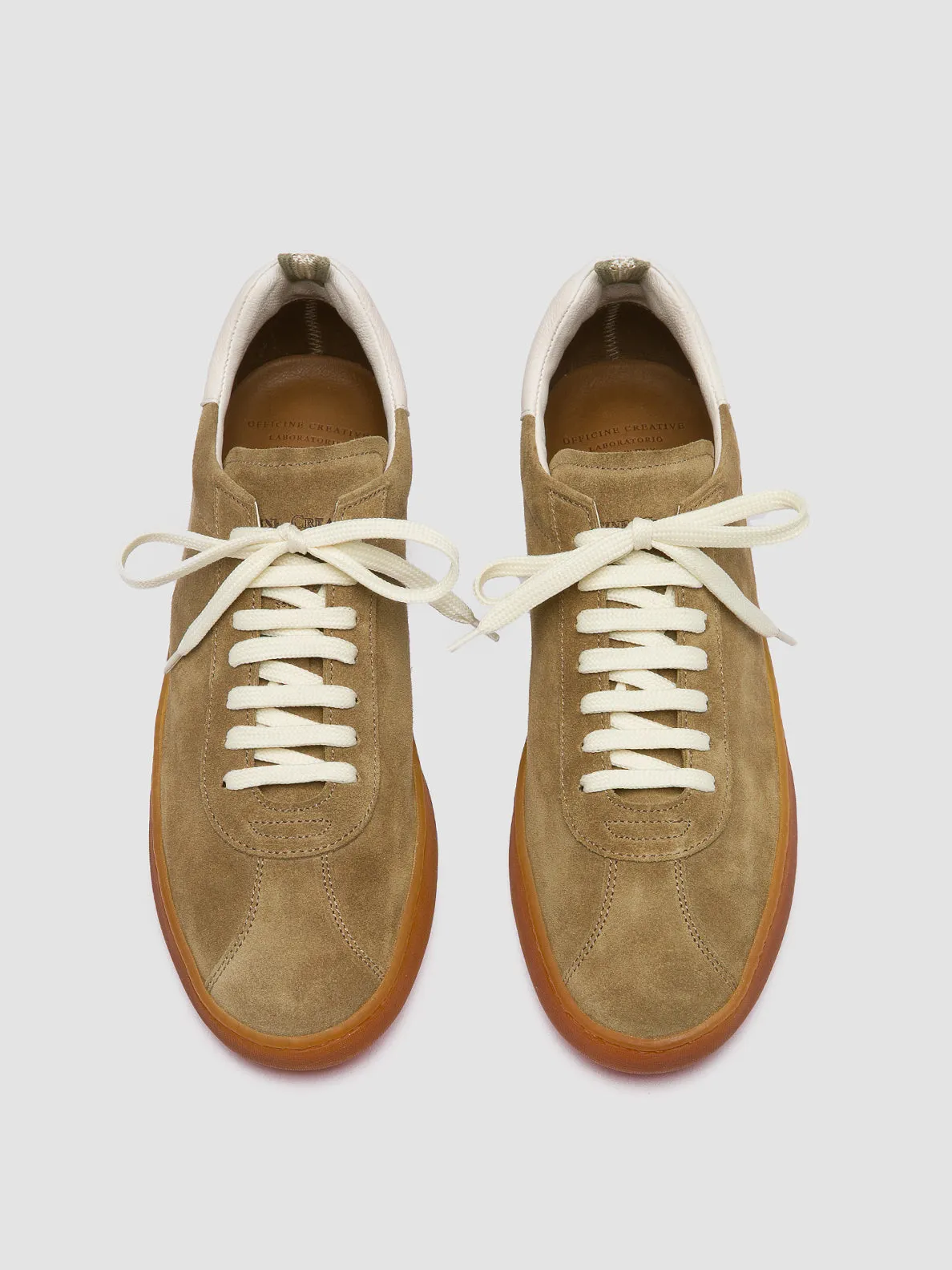 HALO 001 - Brown Leather and Suede Sneakers,Men