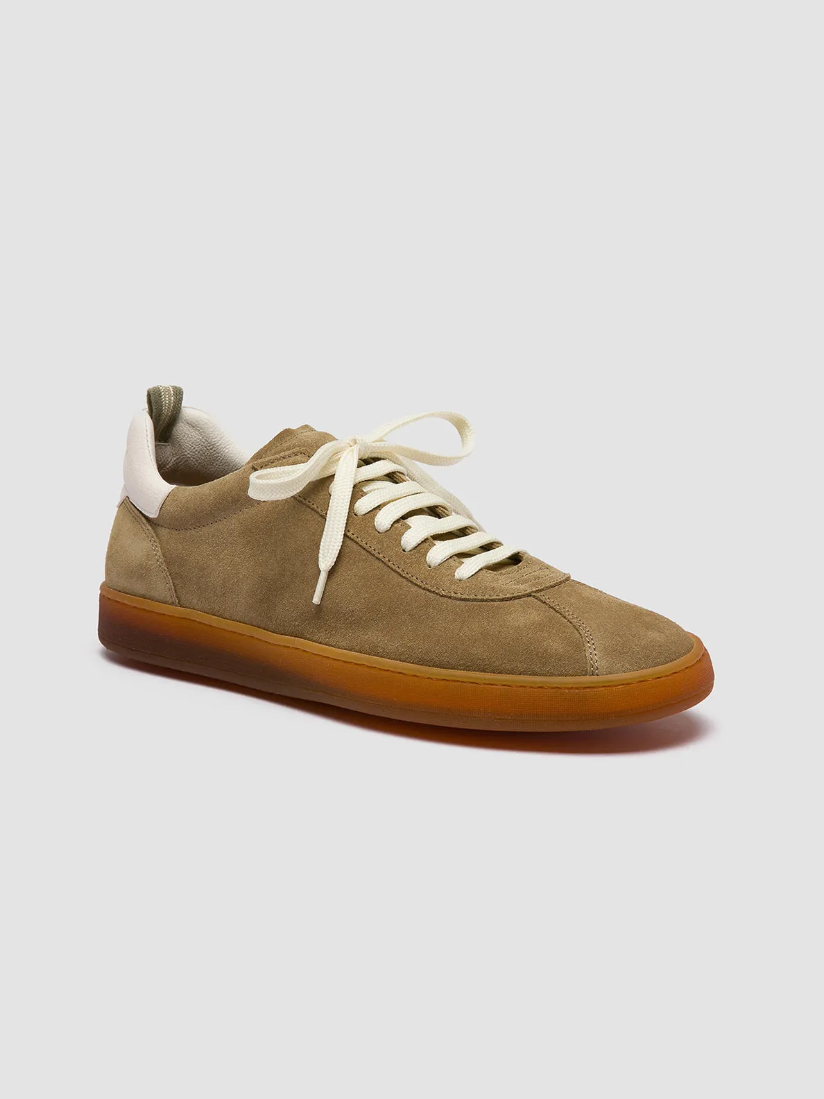 HALO 001 - Brown Leather and Suede Sneakers,Men