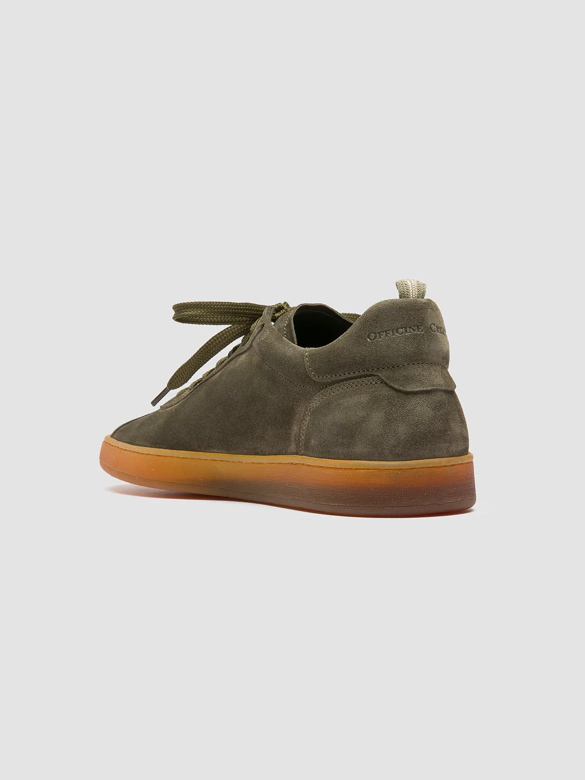 HALO 001 - Green Suede Sneakers,Men