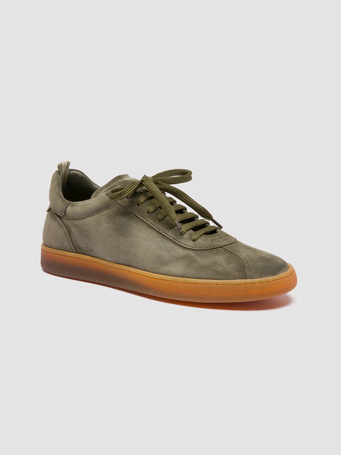 HALO 001 - Green Suede Sneakers,Men