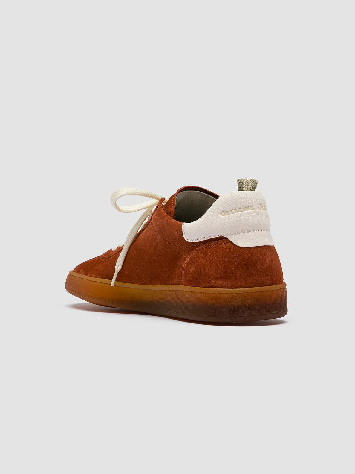 HALO 001 - Red Leather and Suede Sneakers,Men