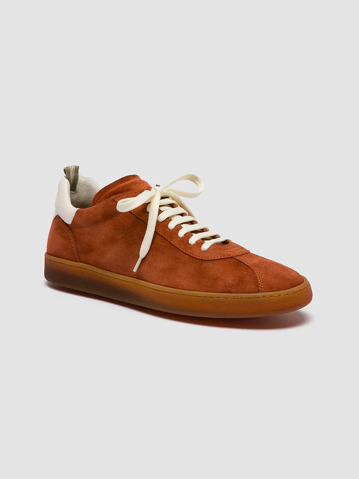 HALO 001 - Red Leather and Suede Sneakers,Men
