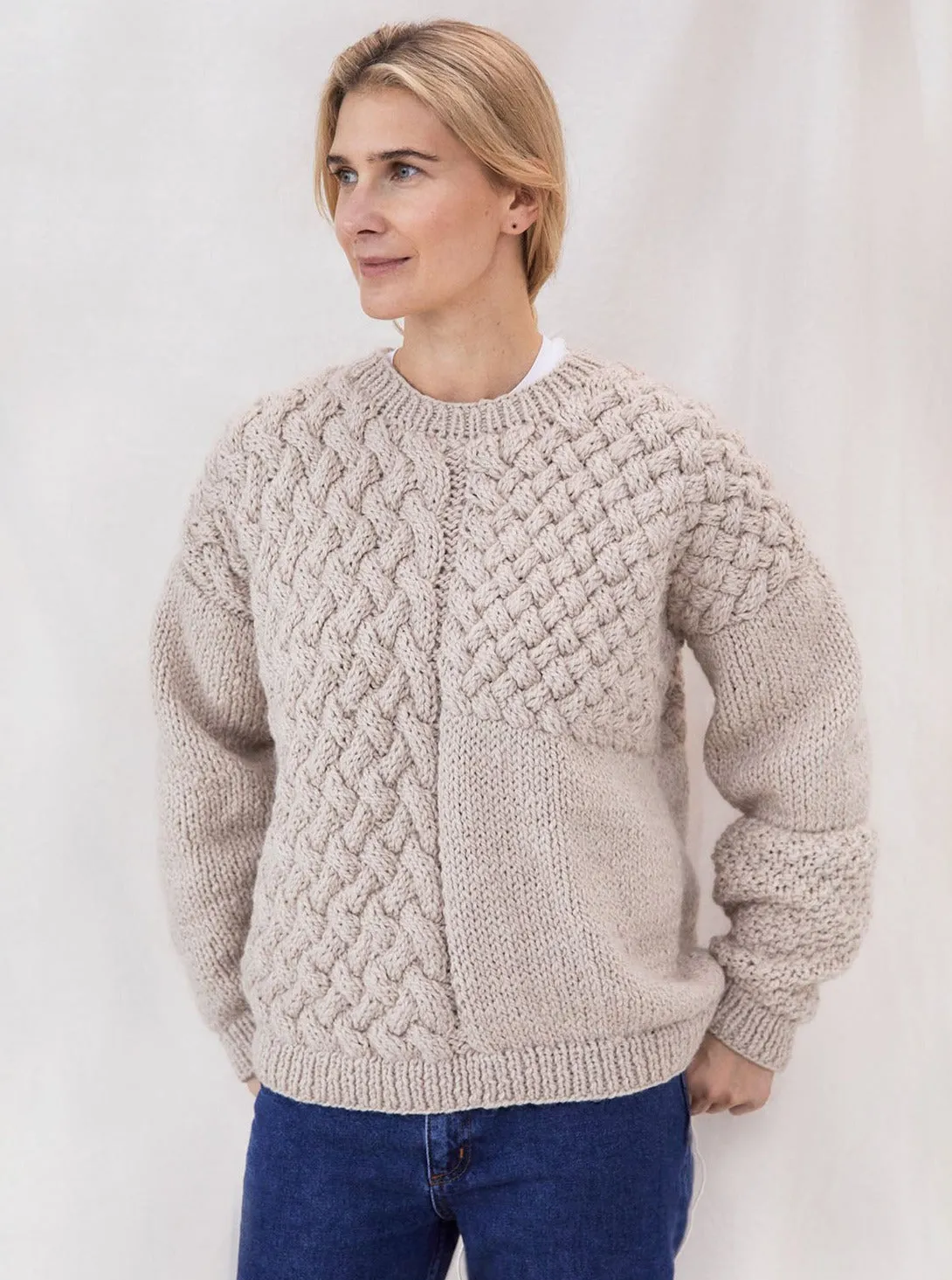 Heartbreaker Sweater - Beige,Women Sweaters