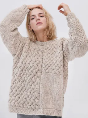 Heartbreaker Sweater - Beige,Women Sweaters