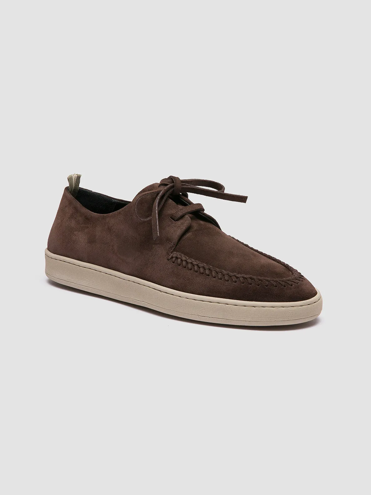 HERBIE 012 - Brown Suede Derby Shoes,Men