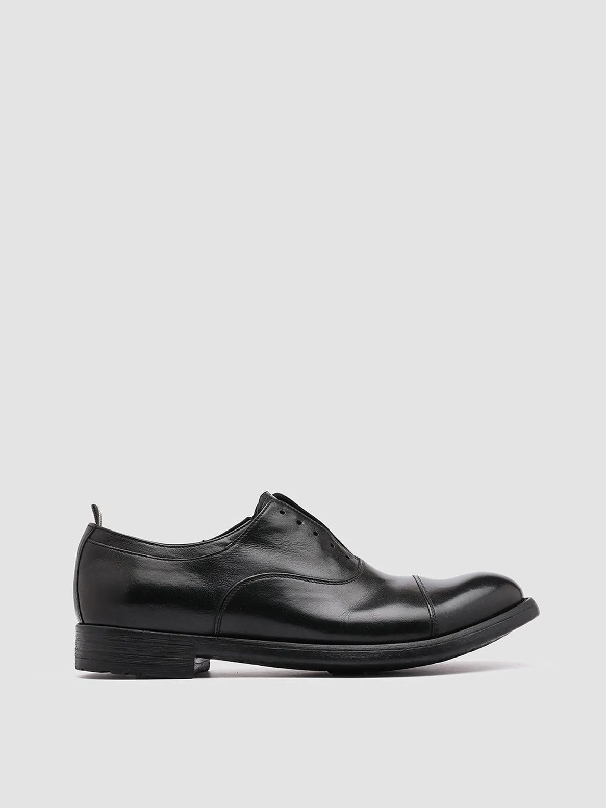 HIVE 004 - Black Leather Oxford Shoes,Men Derby Shoes