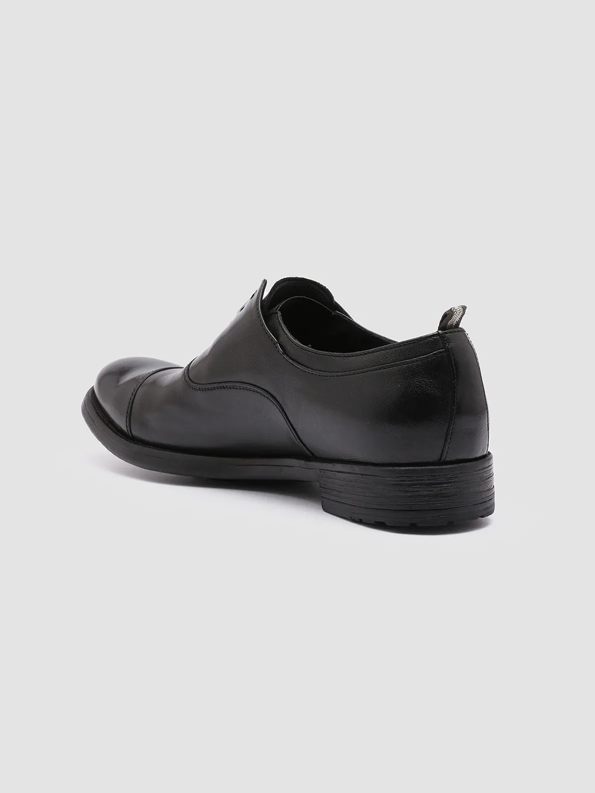 HIVE 004 - Black Leather Oxford Shoes,Men Derby Shoes