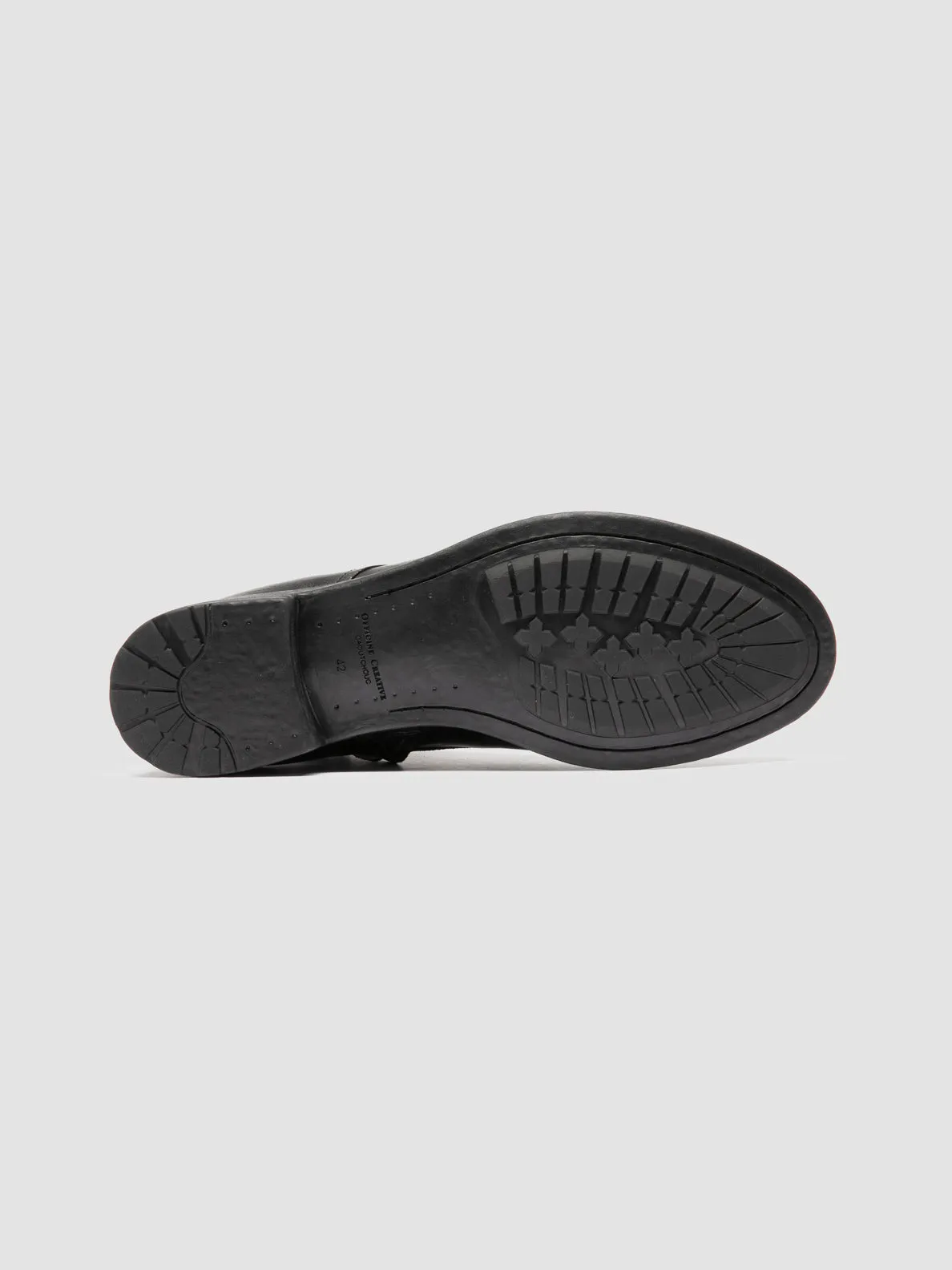 HIVE 005 - Black Leather Zipped Boots,Men Boots
