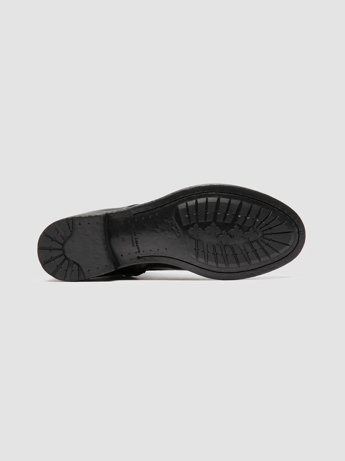 HIVE 005 - Grey Leather Zipped Boots,Men Boots