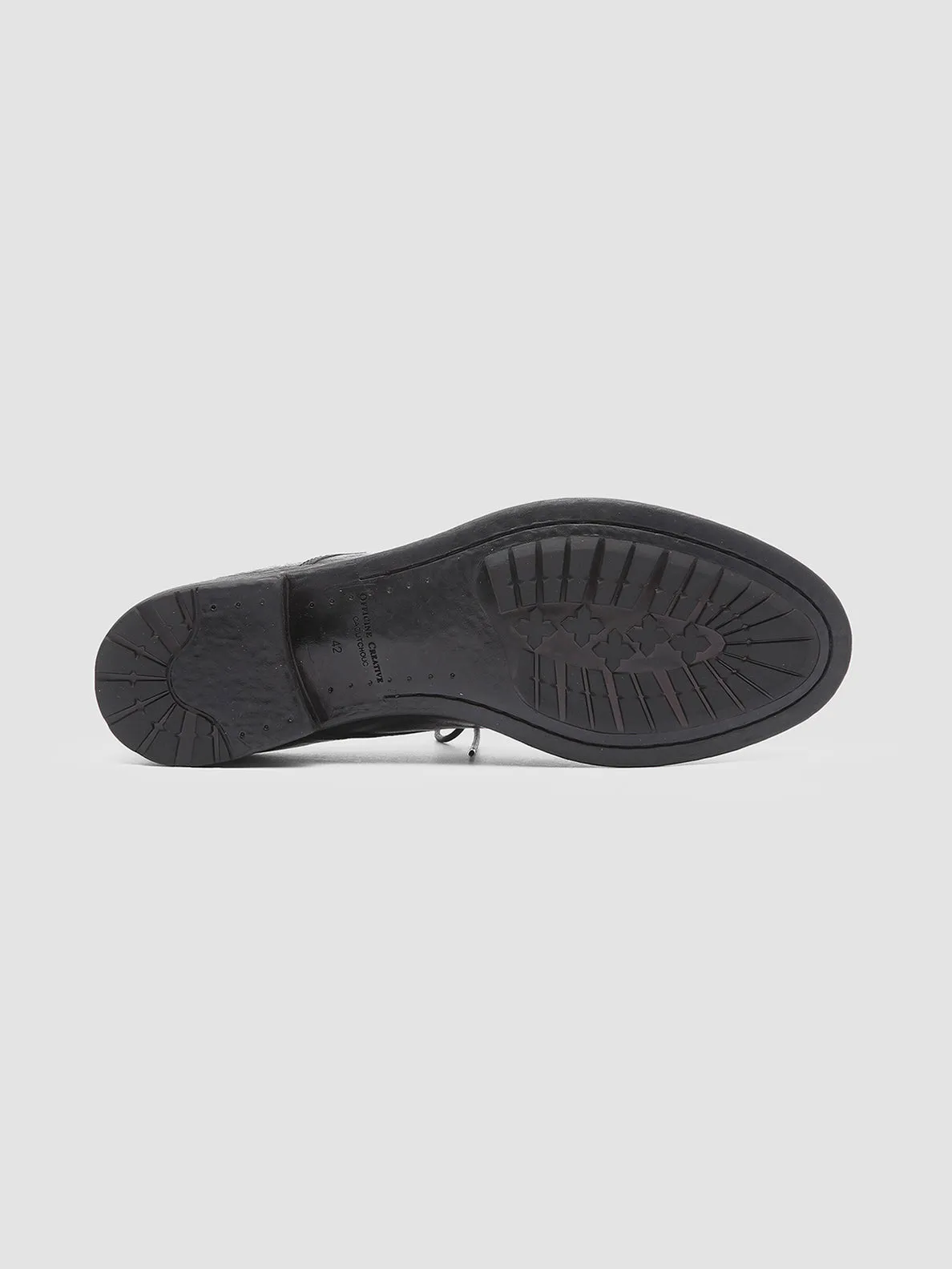 HIVE 008 - Black Leather Derby Shoes,Men Derby Shoes