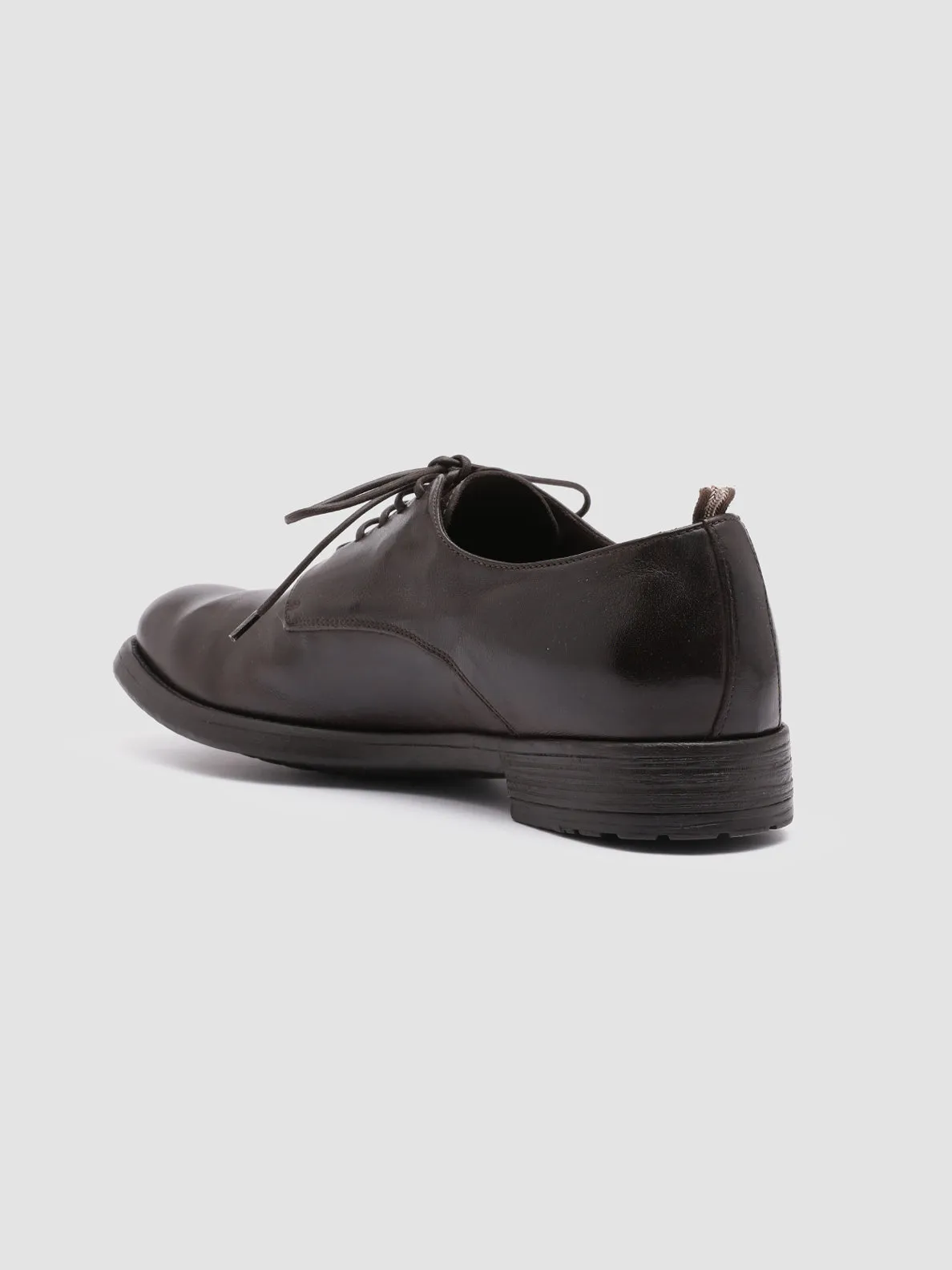 HIVE 008 - Brown Leather Derby Shoes,Men Derby Shoes