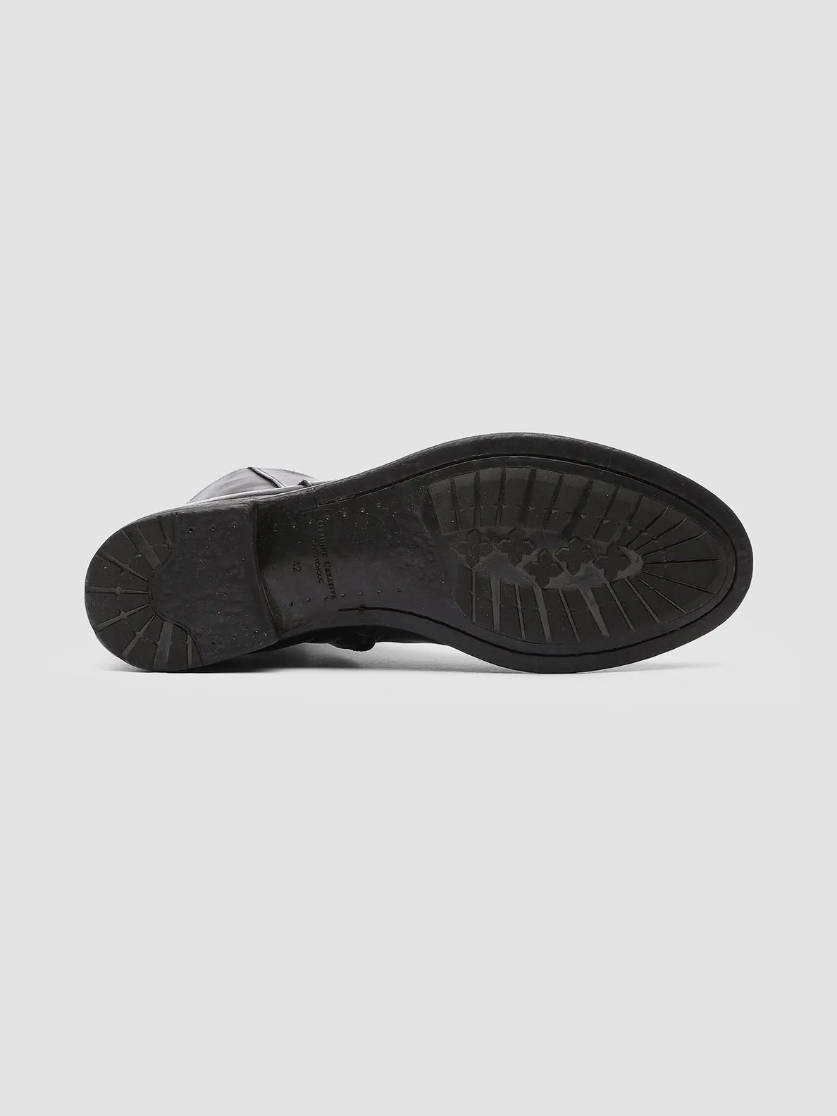 HIVE 010 - Black Leather Boots,Men Boots
