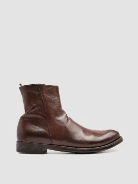 HIVE 010 - Brown Leather Boots,Men Boots