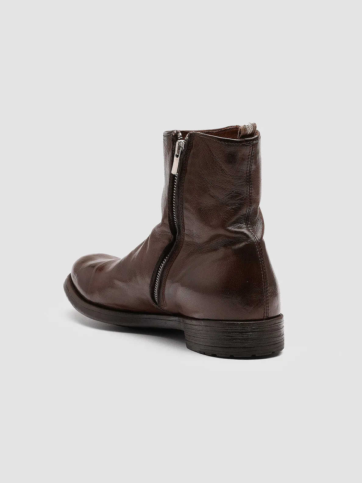 HIVE 010 - Brown Leather Boots,Men Boots