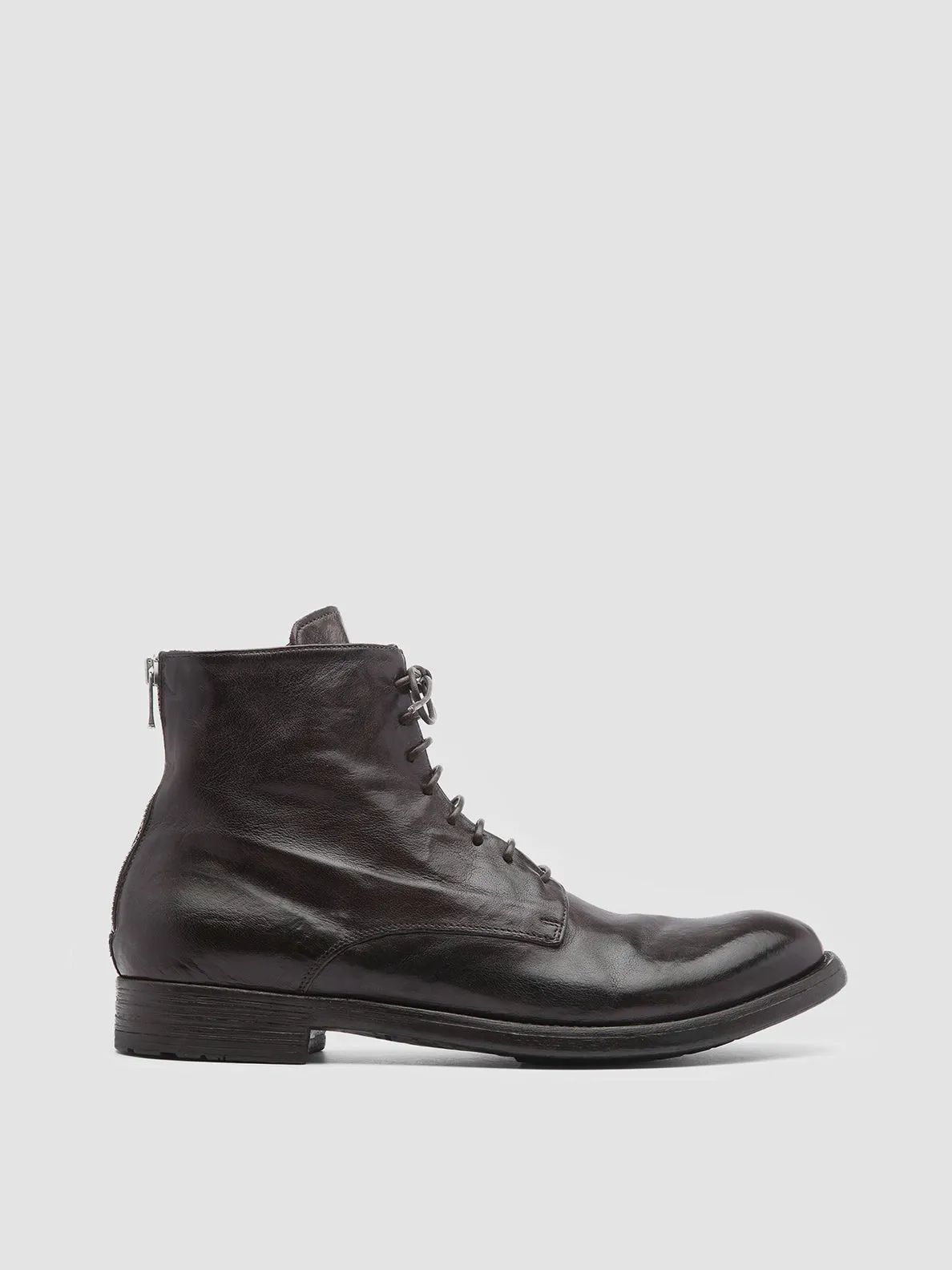 HIVE 016 - Brown Leather Boots,Men Boots