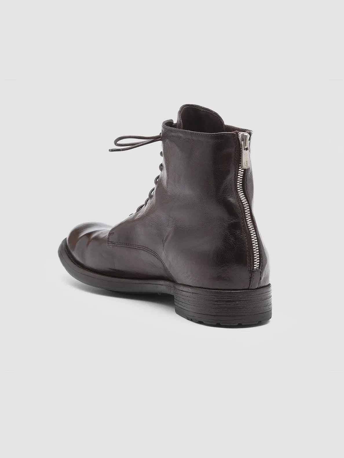HIVE 016 - Brown Leather Boots,Men Boots