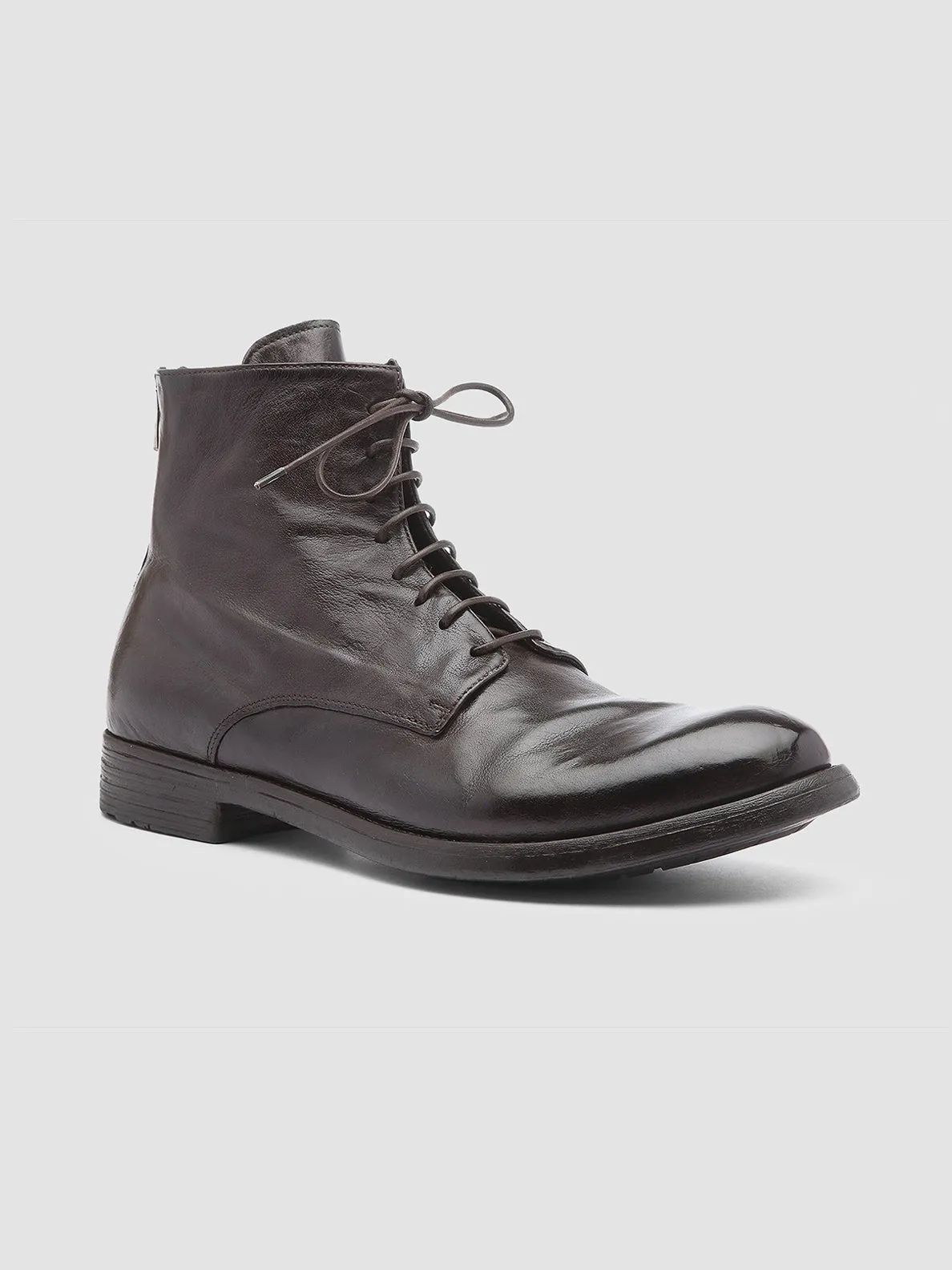 HIVE 016 - Brown Leather Boots,Men Boots