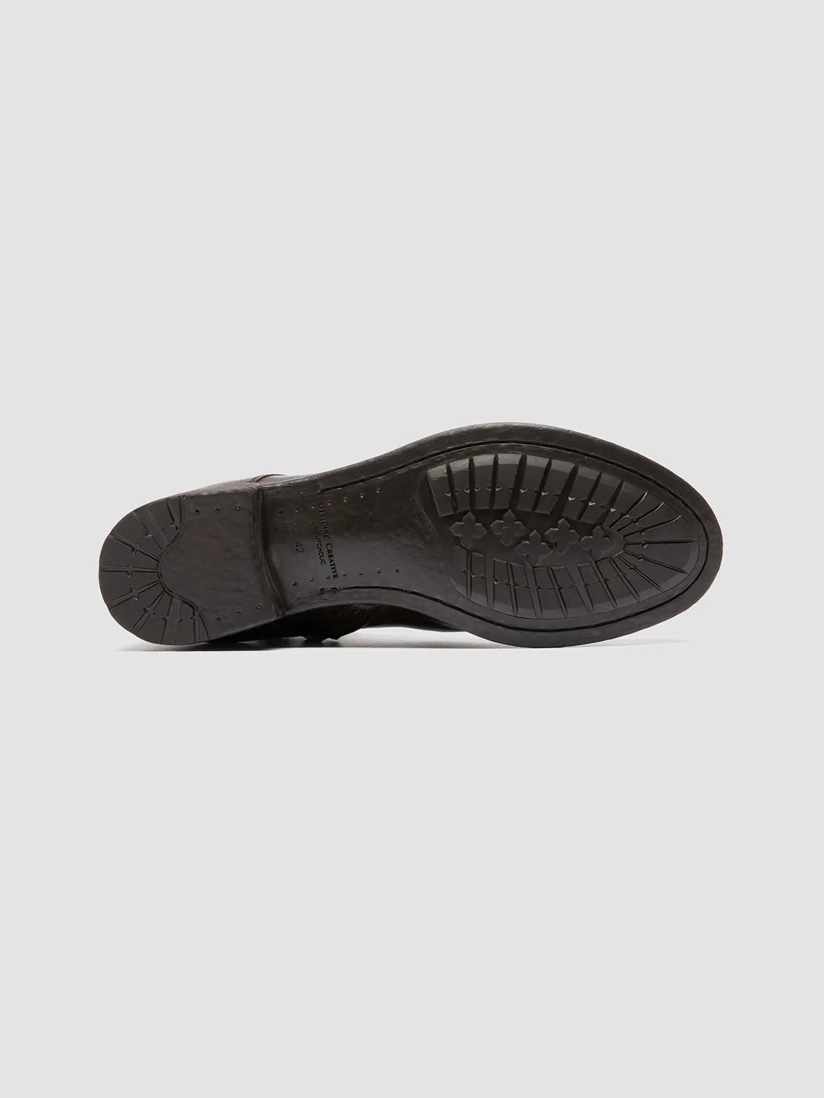 HIVE 051 - Brown Leather Zipped Boots,Men Boots