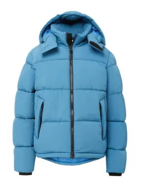 Hooded Puffer - Blue Steel,Men