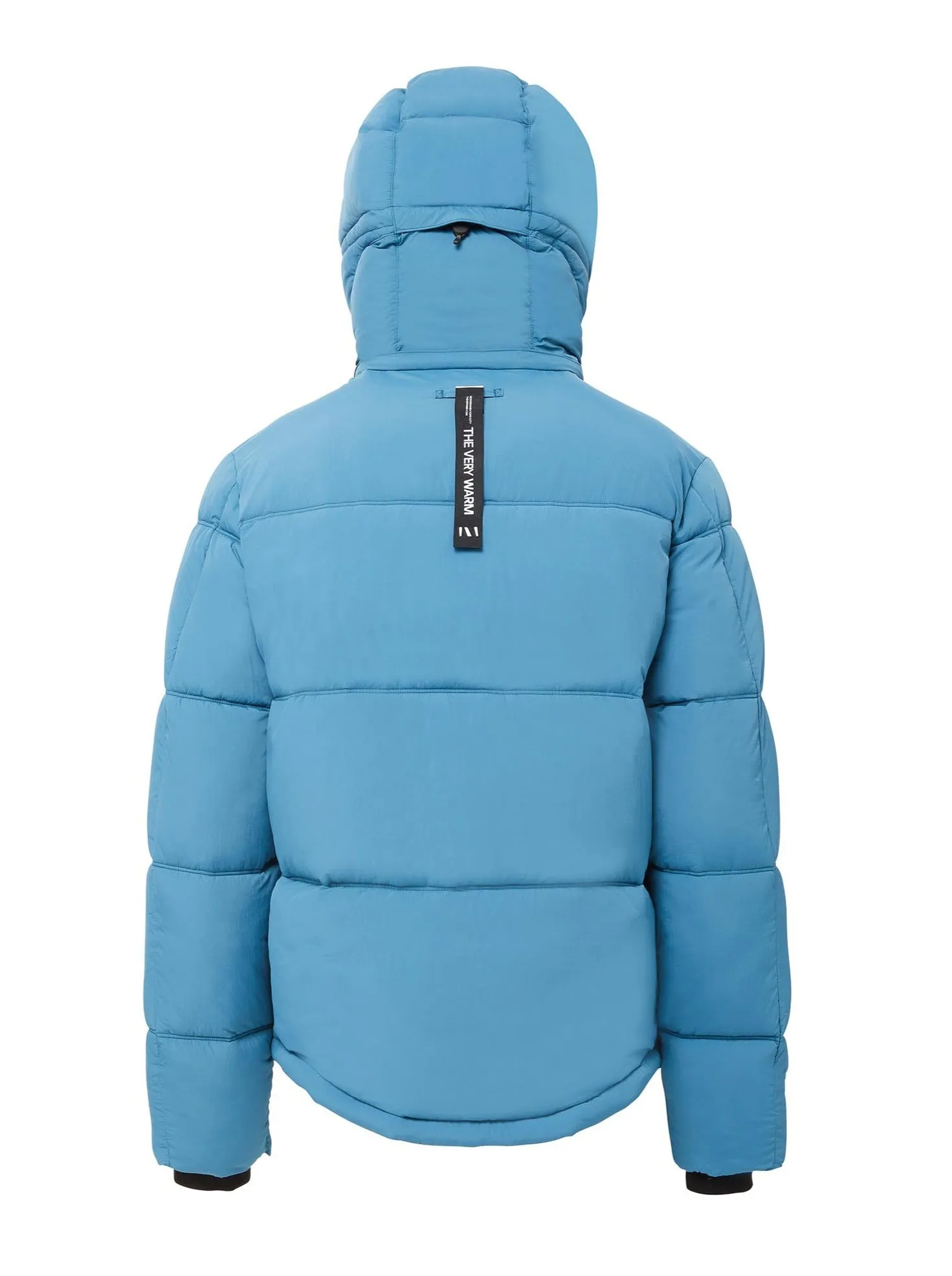 Hooded Puffer - Blue Steel,Men