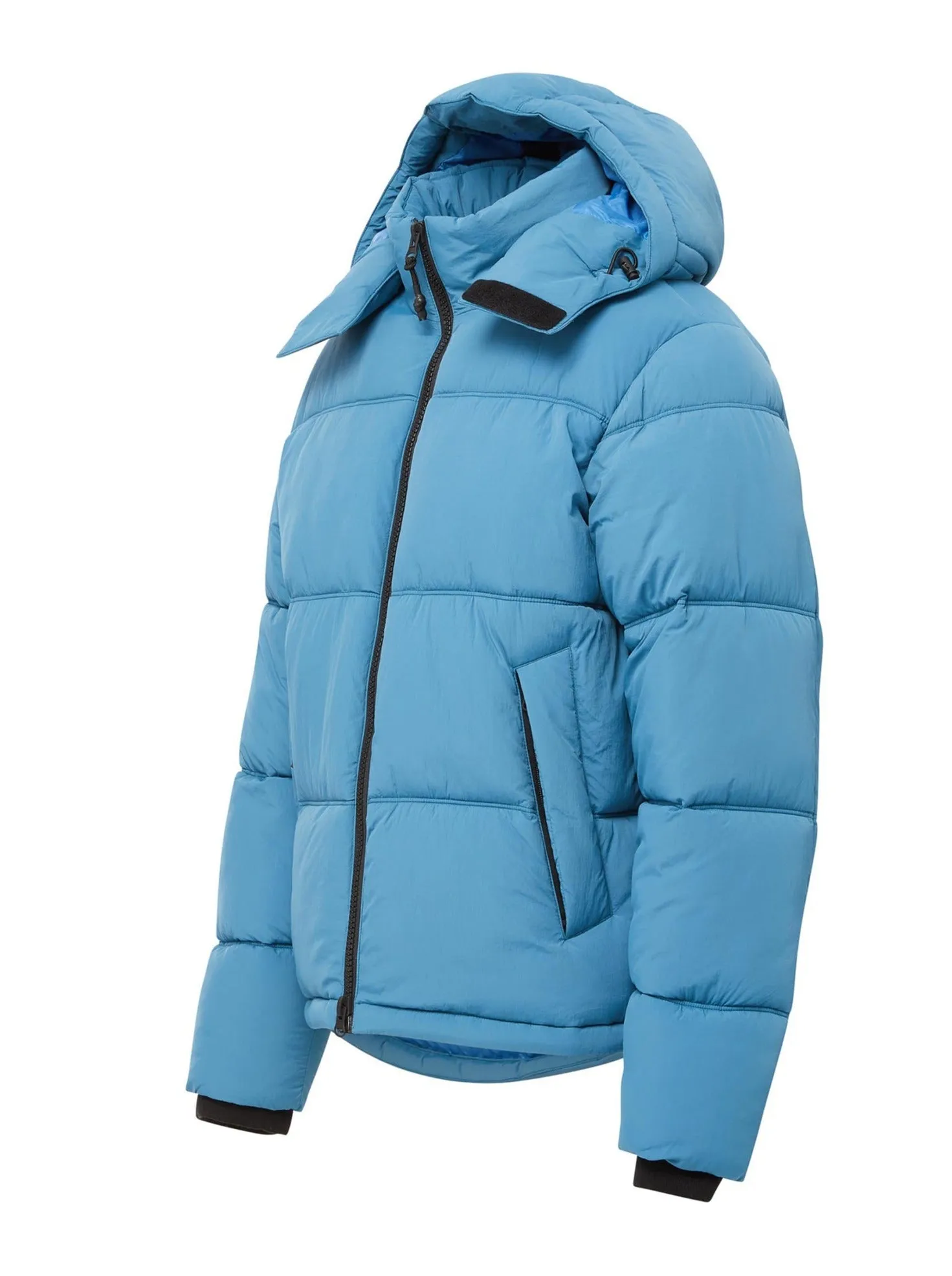 Hooded Puffer - Blue Steel,Men