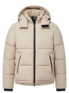 Hooded Puffer - Latte,Men