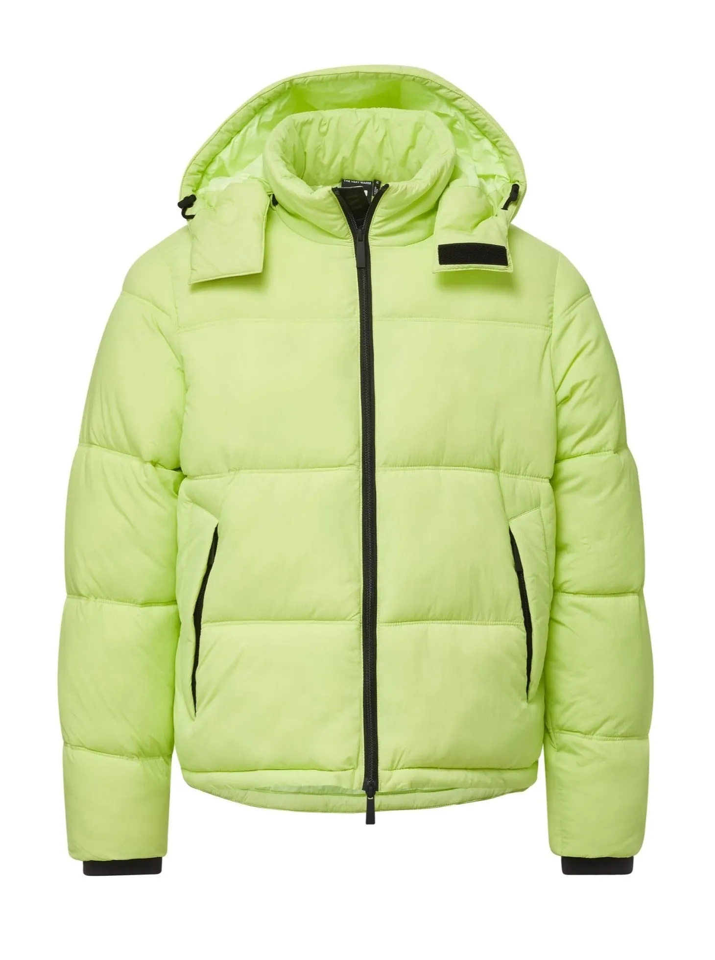 Hooded Puffer - Lime,Men