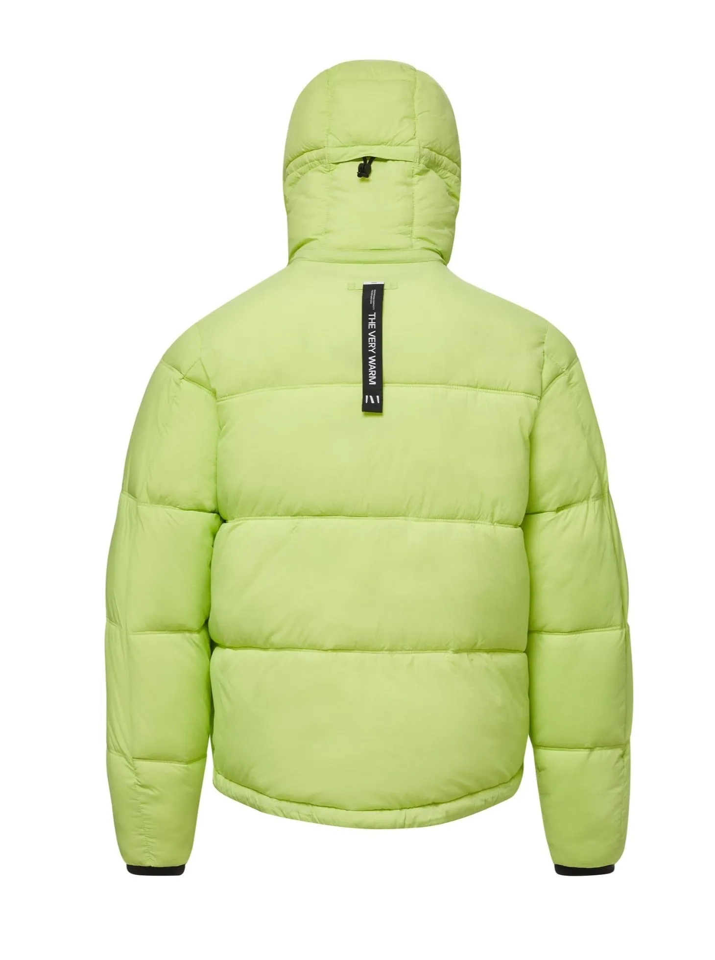 Hooded Puffer - Lime,Women
