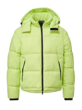 Hooded Puffer - Lime,Women