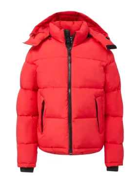 Hooded Puffer - Red,Men