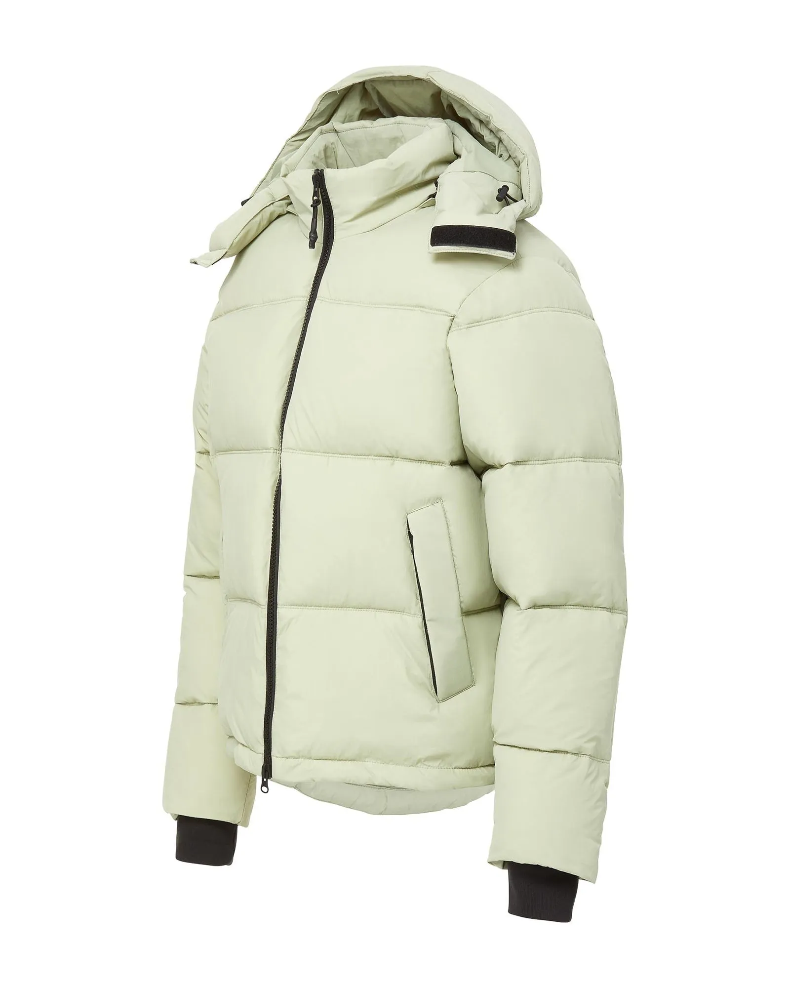 Hooded Puffer - Sage,Women