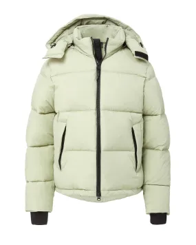 Hooded Puffer - Sage,Women