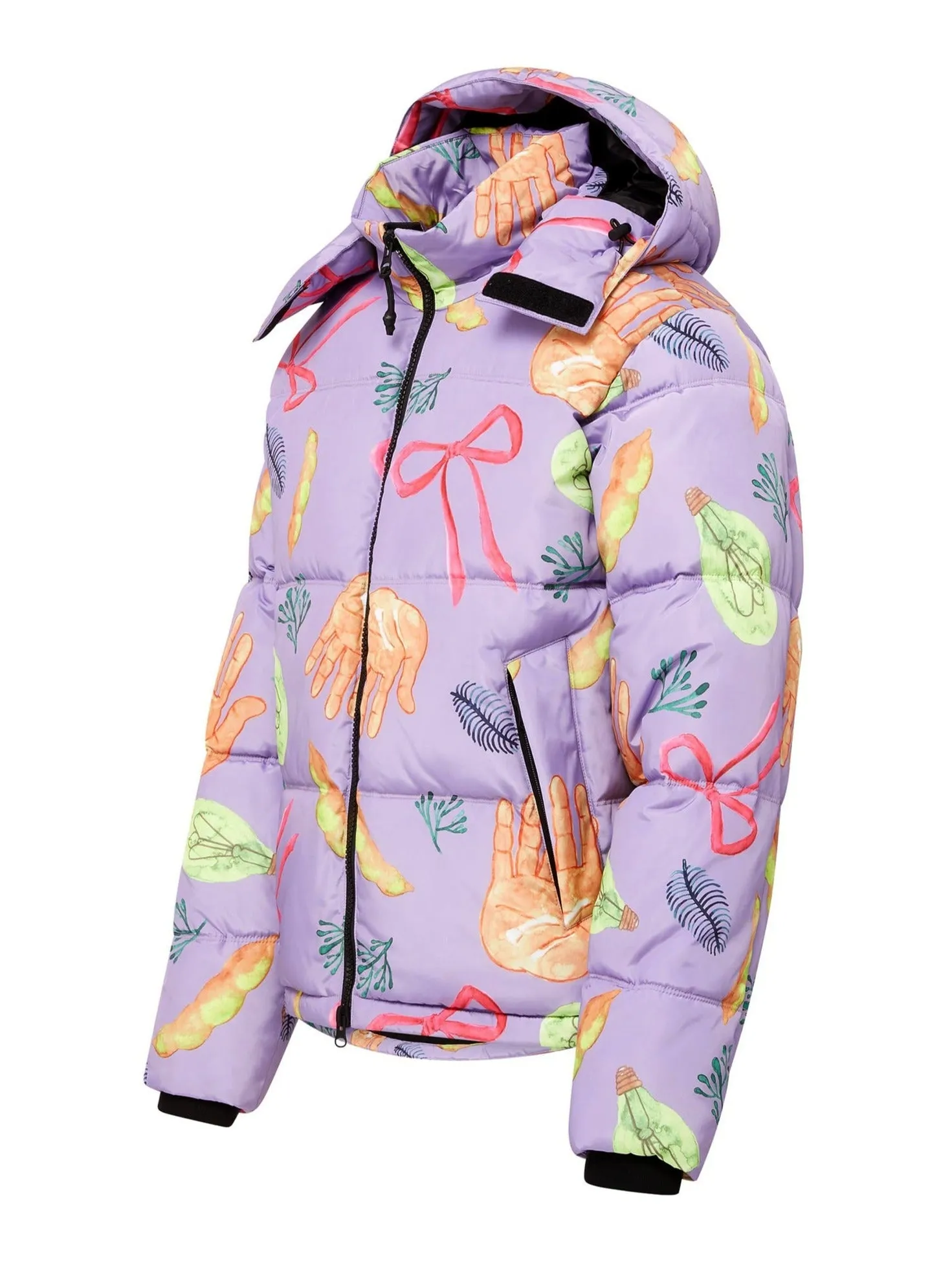 Hooded Puffer - Squid Purple,Men