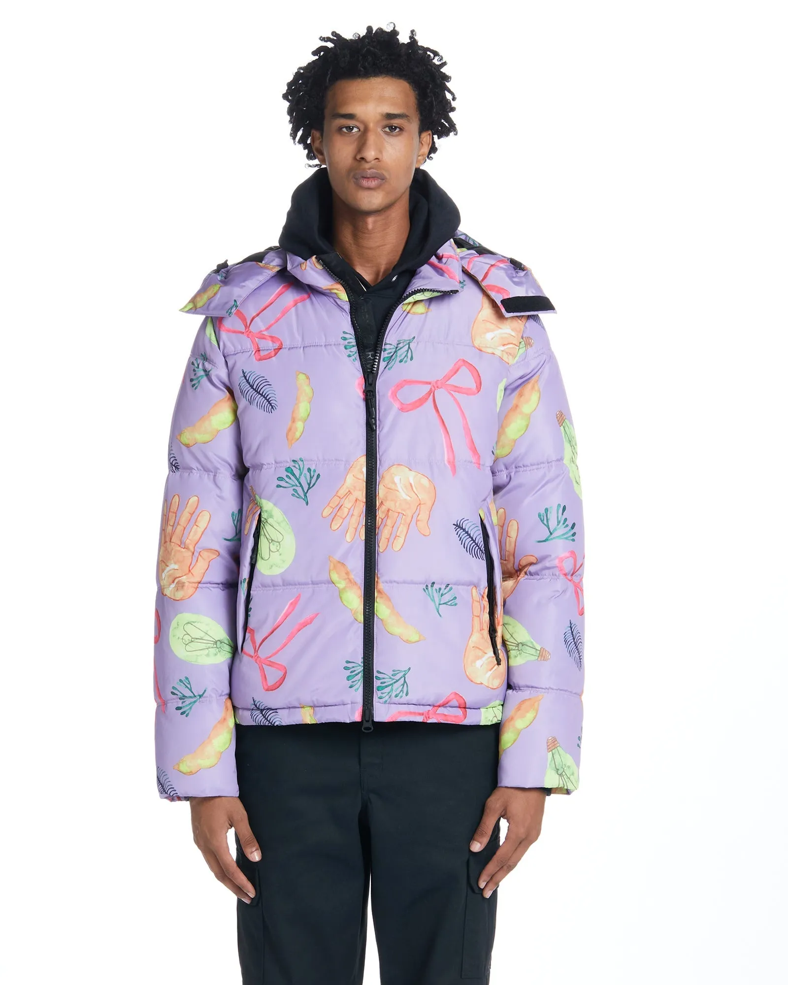 Hooded Puffer - Squid Purple,Men