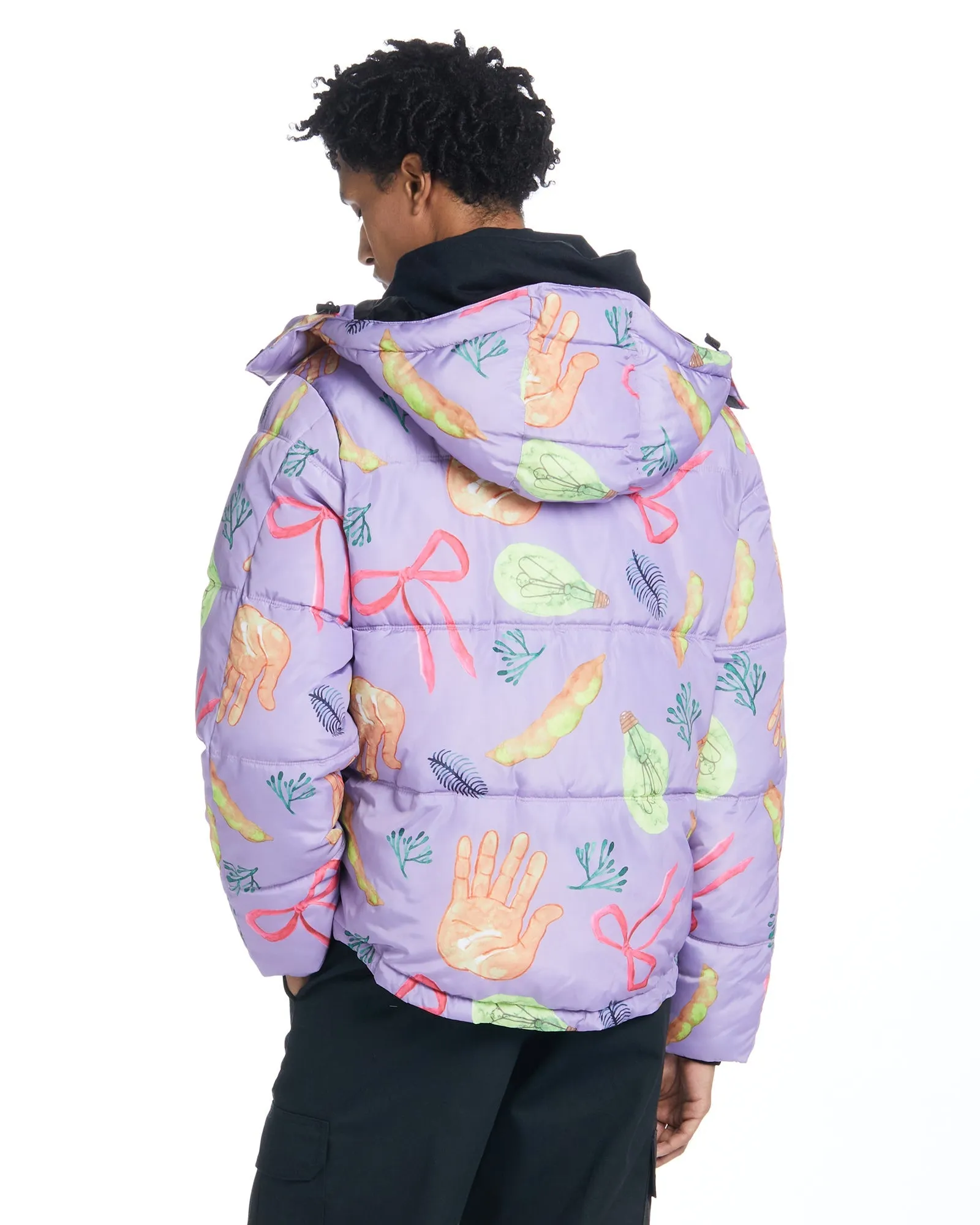 Hooded Puffer - Squid Purple,Men