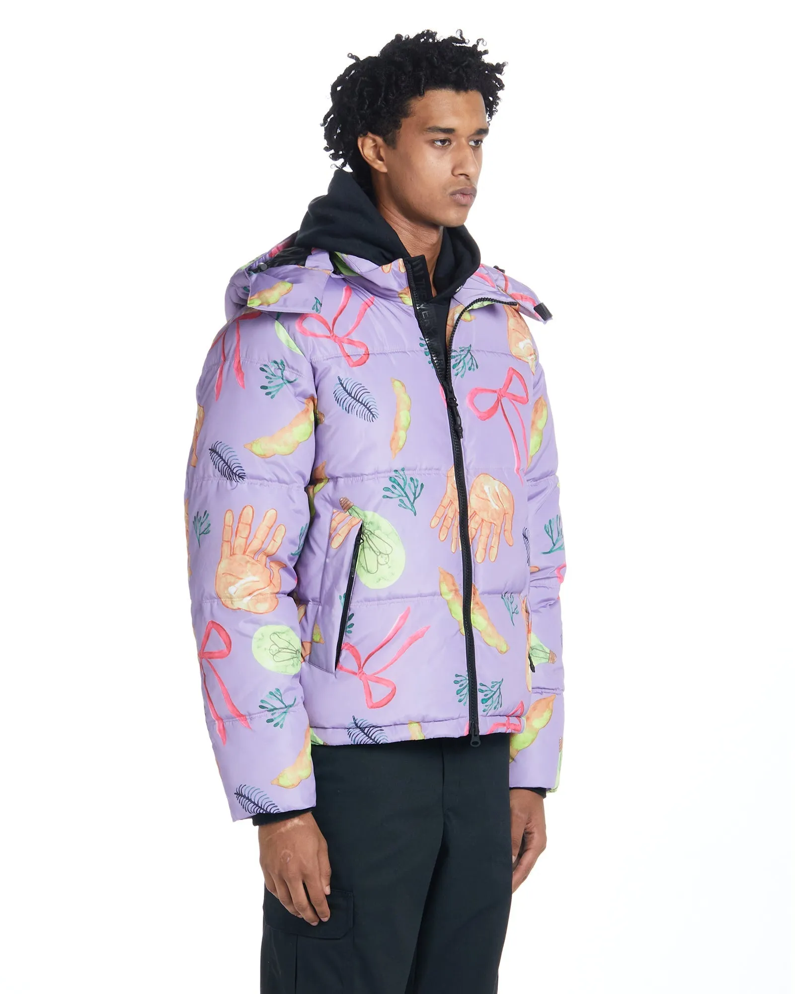 Hooded Puffer - Squid Purple,Men