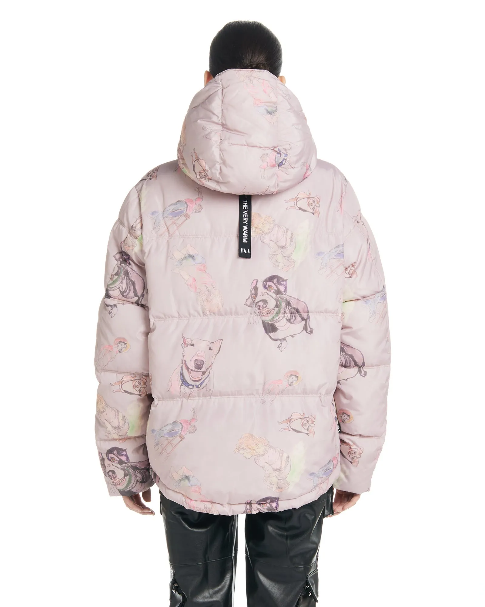 Hooded Puffer - Yuri Pink,Men