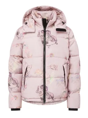 Hooded Puffer - Yuri Pink,Men