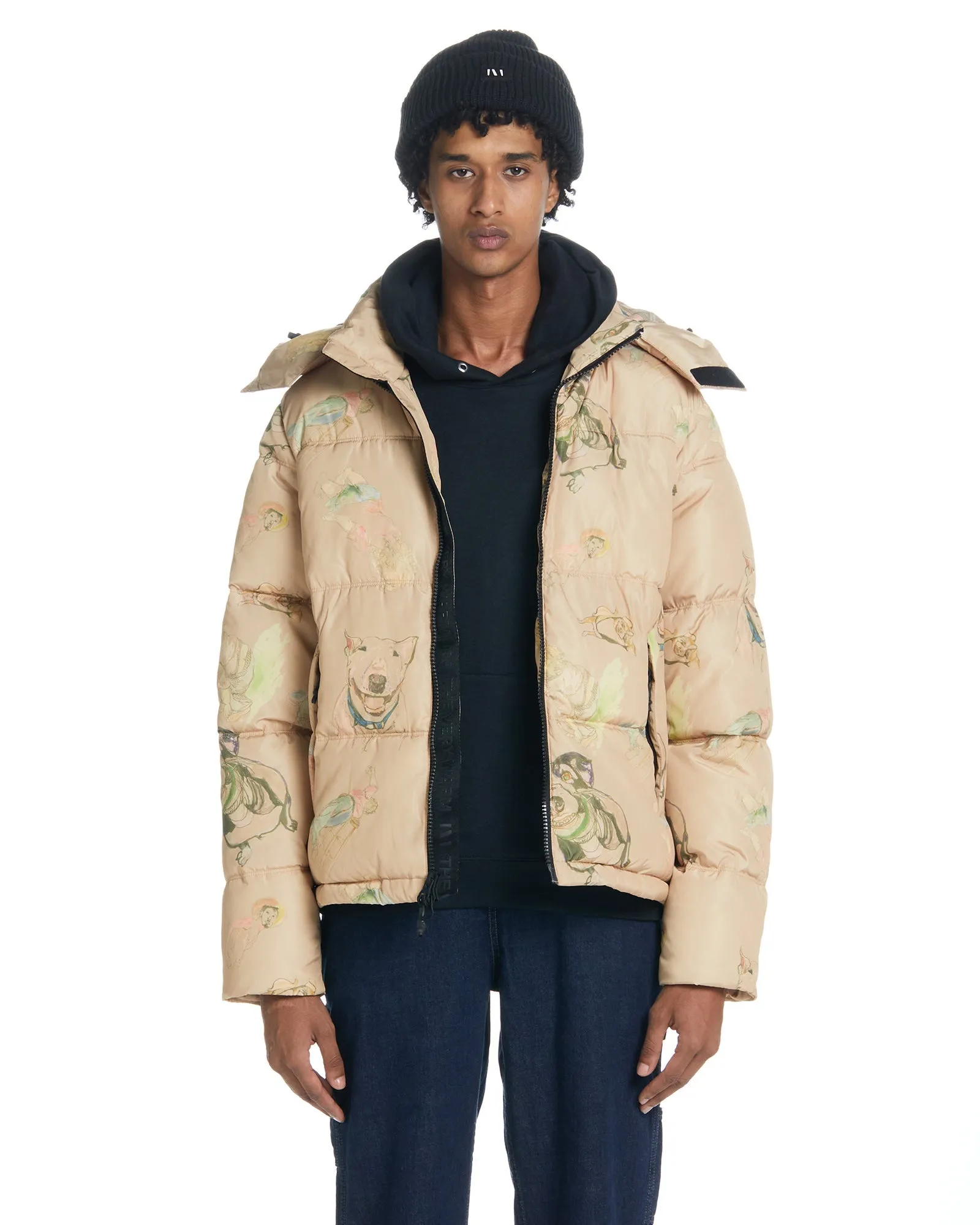 Hooded Puffer - Yuri Taupe,Women