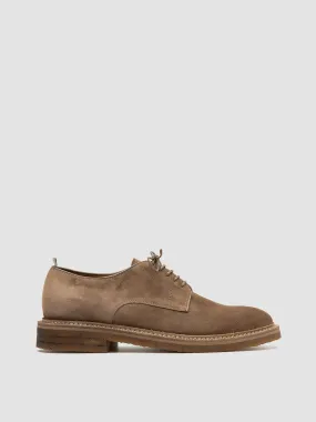 HOPKINS CREPE 115 - Brown Suede Derby Shoes,Men Derby Shoes
