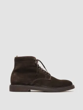 HOPKINS FLEXI 203 - Brown Suede Lace-up Boots,Men Boots
